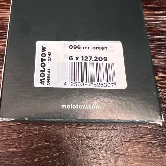 Molotow One4All Acrylic Pump Marker in 096 Mr. Green. 2mm Fine Tip. 6-Pack. NIB! - Picture 10 of 11